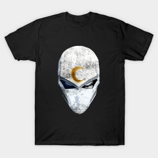 Moon Knight Mask, distressed T-Shirt